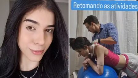 Jovem que teve reação alérgica à pimenta emociona internautas em vídeo durante sessão de fisioterapia 