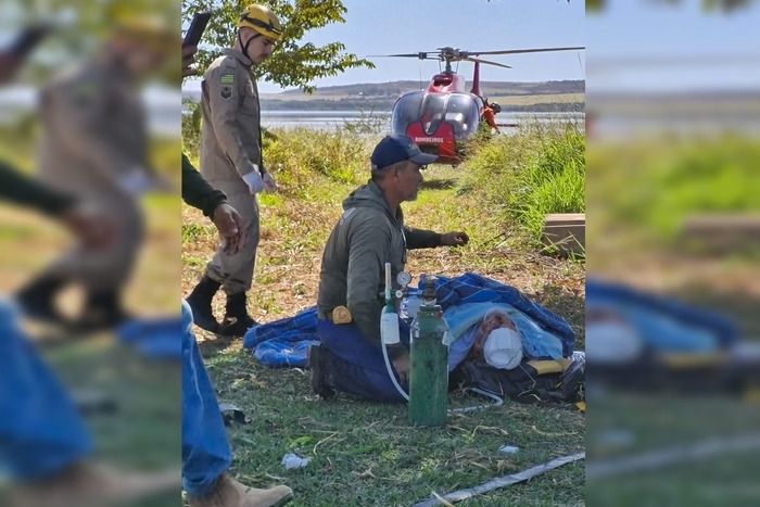 Helicóptero que transportava empresários de Brasília cai em Goiás