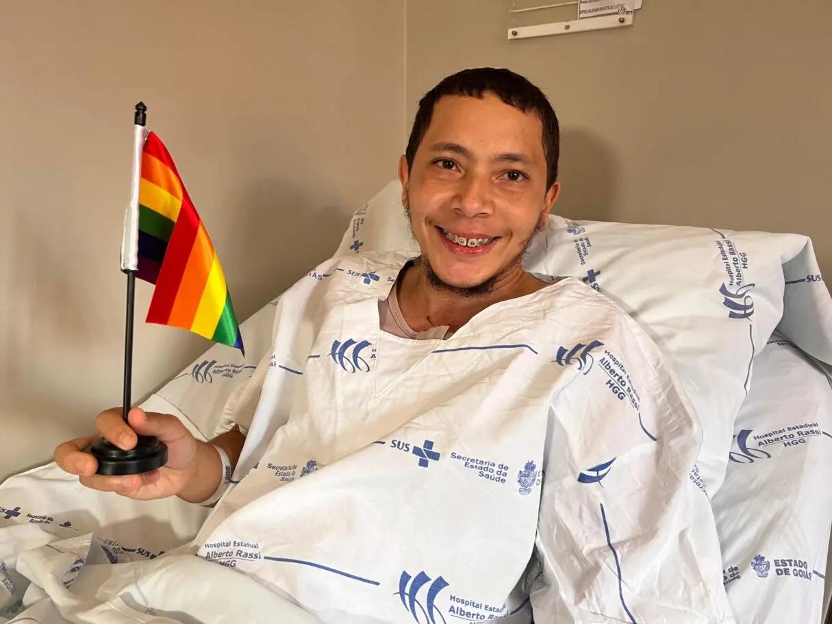 Eduardo Araújo, um dos contemplados com cirurgia de mastectomia no mutirão da unidade (Foto e texto: Suzana Meira