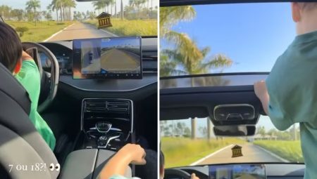 Detran-GO solicita investigação sobre vídeo que mostra filho de 7 anos de Gusttavo Lima dirigindo carro