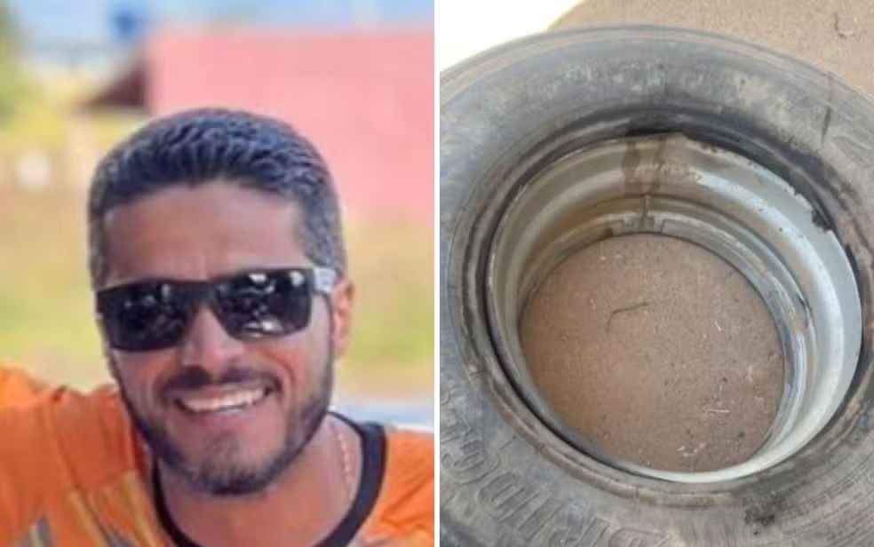 Caminhoneiro morre em explosão de pneu em borracharia de Padre Bernardo