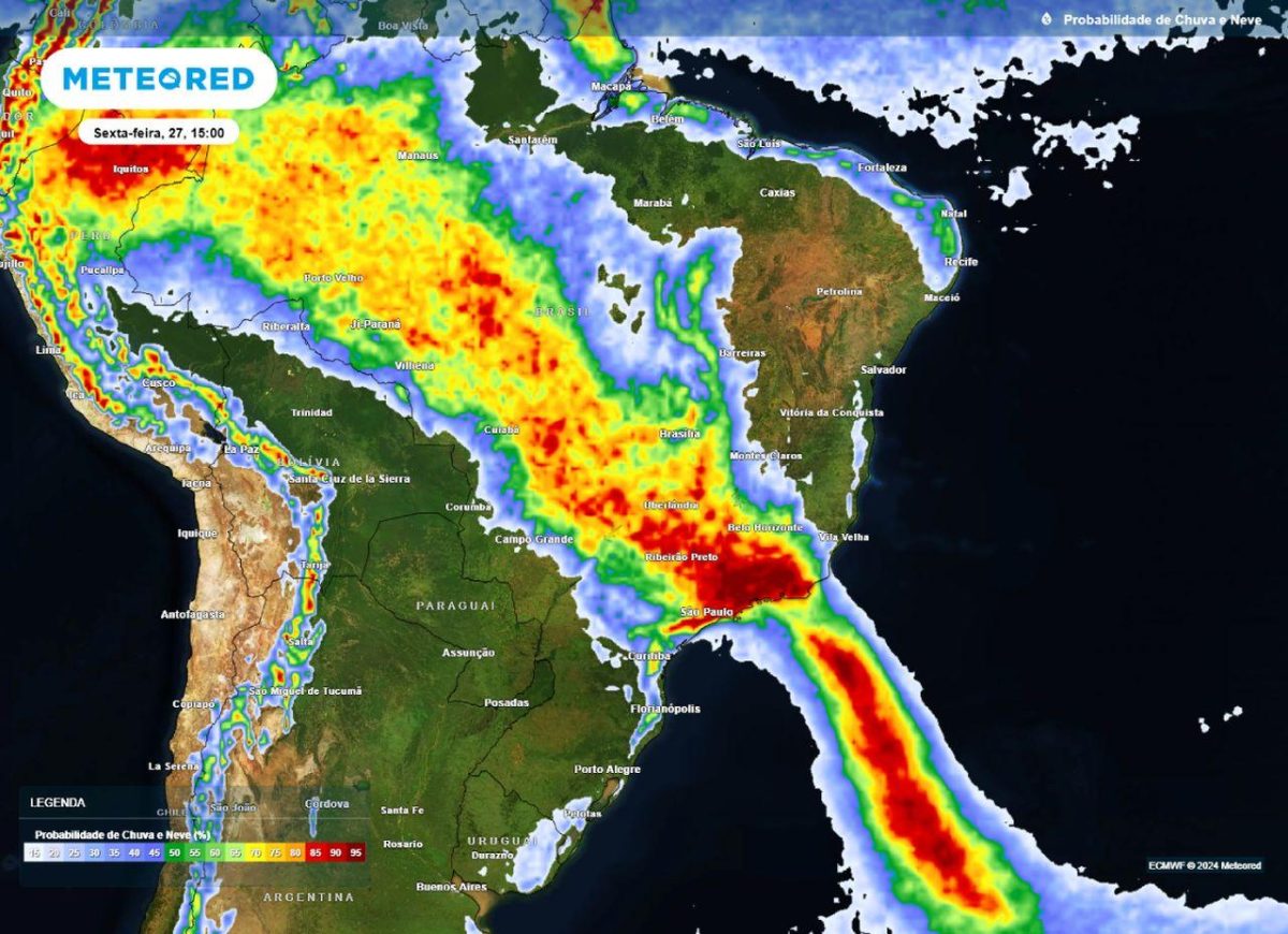 Alerta de Chuvas Fortes no Brasil Após o Natal