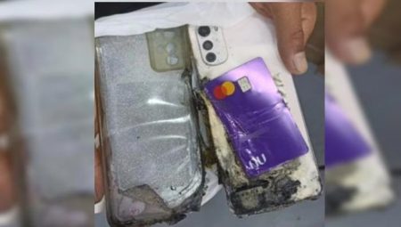 Celular Motorola E32 Explode no Bolso de Jovem em Goiás