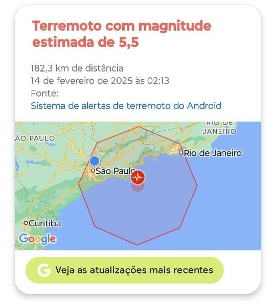 Alerta Falso de Terremoto