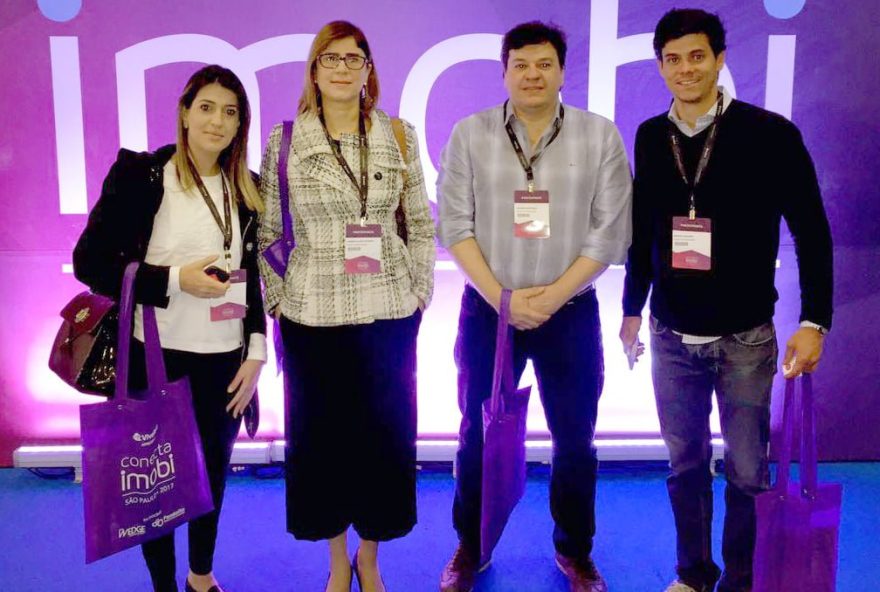 Congresso. Os players do mercado imobiliário goiano da Brasal Incorporações, DANÚBIA BORGES, VERÔNICA VALE, LEANDRO BAPTISTA e MURILO CALZADA estão nesta semana em São Paulo, participando da 4ª edição do Conecta Imobi 2017