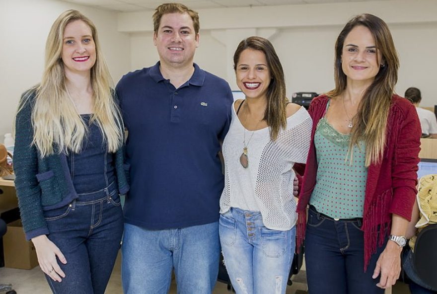 Apresentação. DEBORAH THOMAS, FABIO LEAL FERREIRA, RAQUEL MASCARENHAS e FERNANDA ROCHA no brunch de apresentação do Aparecida Shopping, na sexta-feira (23)