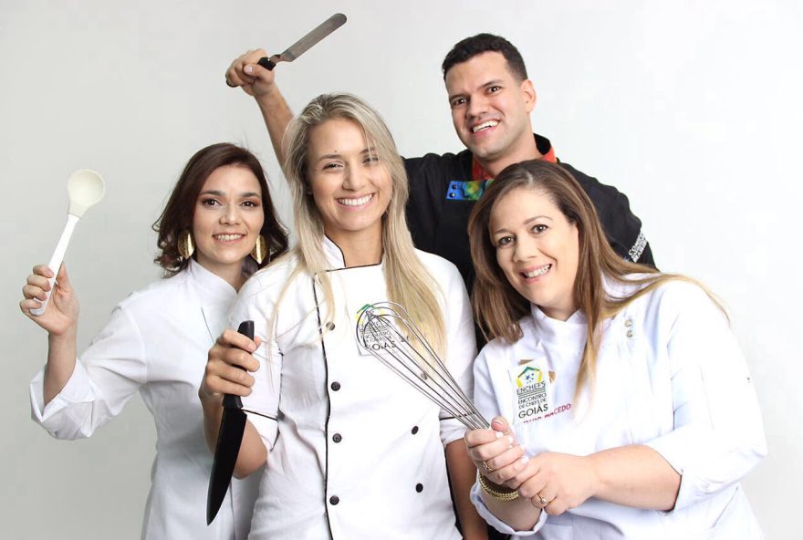 Gastronomia. JULIANA BARROSO, KYKA MACEDO, RAQUEL CRUVINEL e WILLIAN CARVALHO encabeçam o Enchefs Goias, que acontece hoje, no Viela Gastronômica