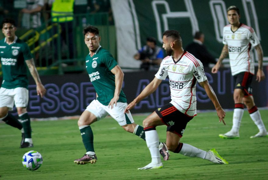 Goiás empata sem gols com o Flamengo e ganha uma posição na Série A