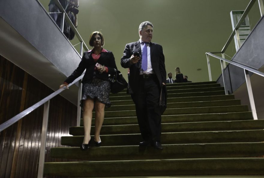 Brasília - Anthony Garotinho, acompanhado de sua esposa, Rosinha, esteve na Câmara esta tarde. (Fabio Rodrigues Pozzebom/Agência Brasil)