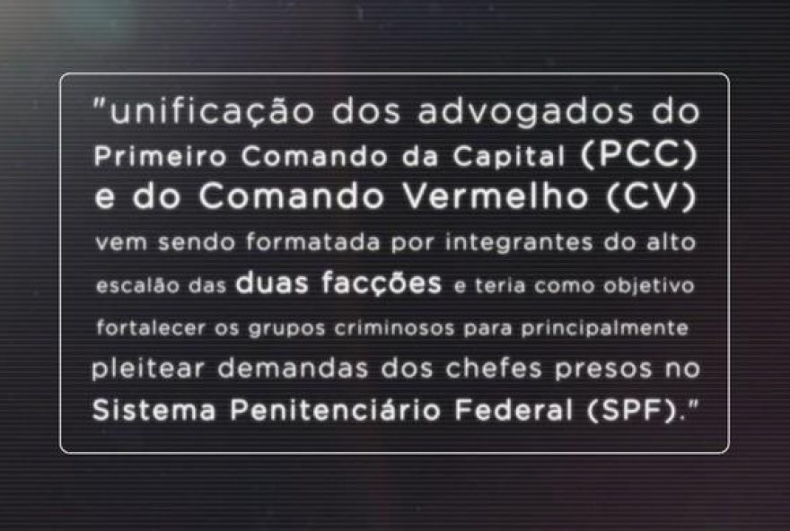 PCC e CV Formam Aliança Inédita