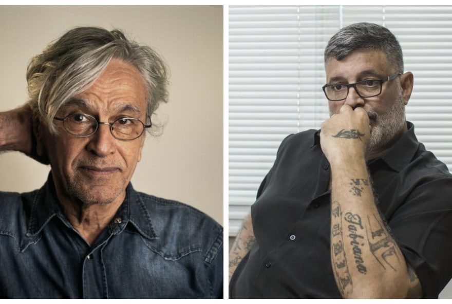 Caetano Veloso e Alexandre Frota| Foto: Divulgação e o Globo