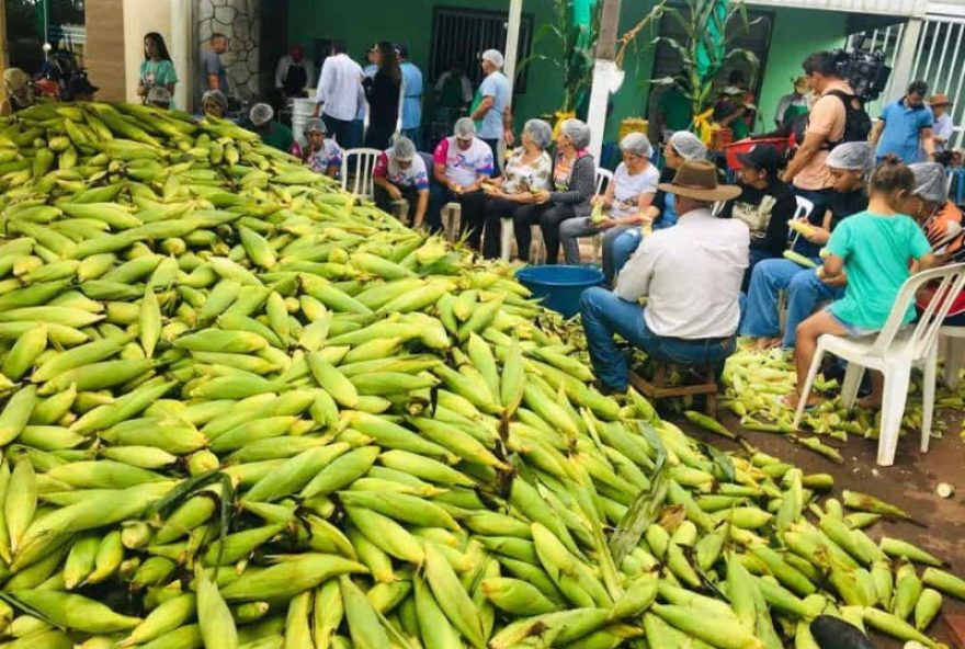 Nesta sexta-feira,17, acontece a maior pamonhada do mundo, produzidas pelos moradoras da cidade de Jesúpolis no norte do estado.