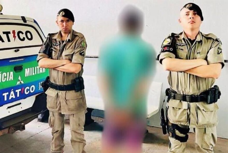 Marido disse aos policiais que não percebeu o óbito porque achou que a vítima estava desmaiada.(Foto: Divulgação/Polícia Militar de Goiás)