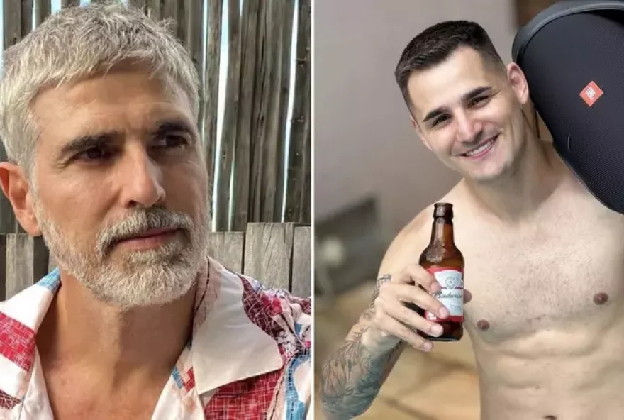 Reynaldo Gianecchini e Julio Oliveira
(Foto: Reprodução/Instagram / Mais Novela)