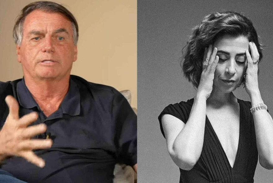 Ex-presidente Jair Bolsonaro e atriz Fernanda Torres, em montagem de fotos
crédito: Reproduc?a?o / Le?o Dias TV - Reprodução/Instagram
