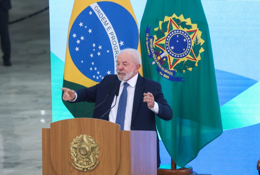 Novo PAC Brasília (DF), 18/09/2025 – Presidente Luiz Inácio Lula da Silva, participa da cerimônia de anúncio dos projetos habilitados pelo Novo PAC Seleções 2025 - Drenagem e Encostas
Foto: Valter Campanato/Agência Brasil