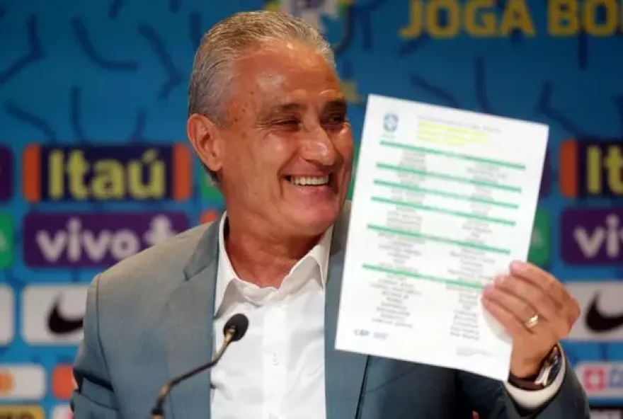 Mundial de 2022 deve ser o último de Tite à frente da seleção. (Foto: Reprodução/CBF)