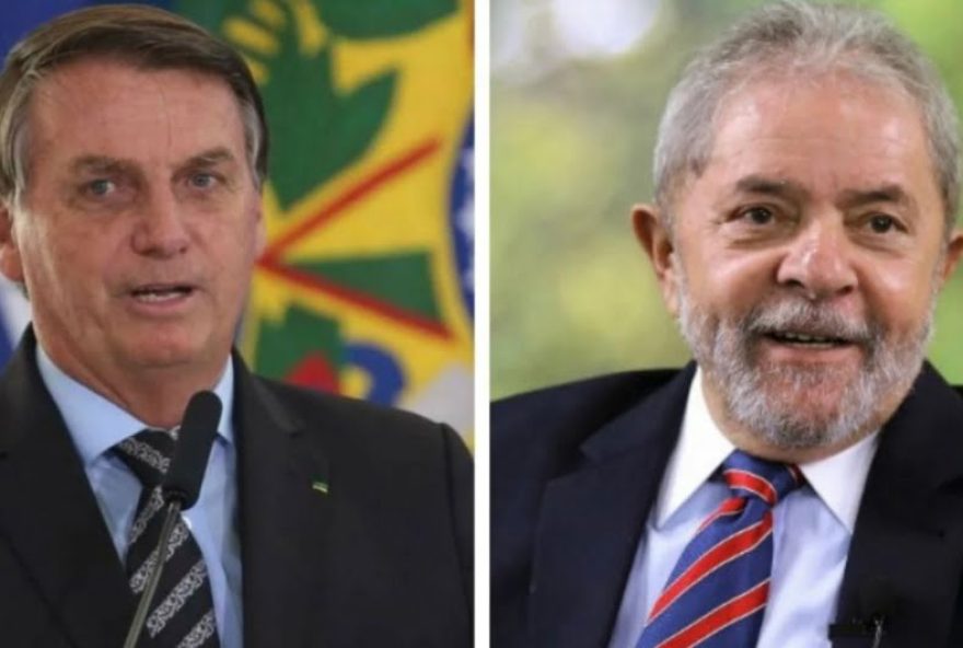 Bolsonaro e Lula (Fotos: Reprodução)