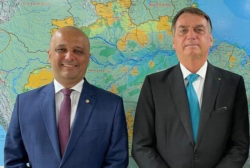 Major Vitor Hugo e Bolsonaro