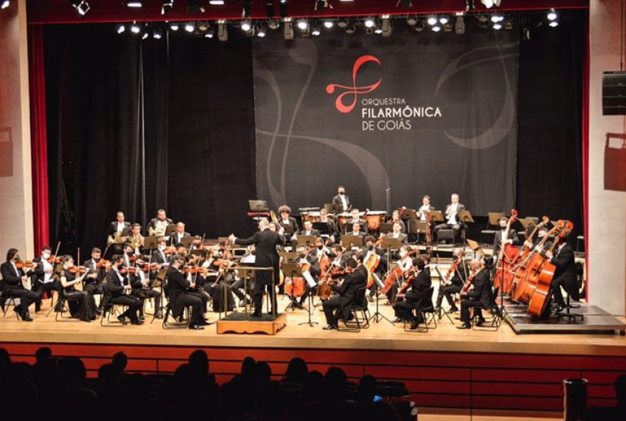 Orquestra Filarmônica de Goiás vence Prêmio Concerto 2022 por CD com sinfonias do compositor Claudio Santoro. (Reprodução/Cinthia Oliveira)