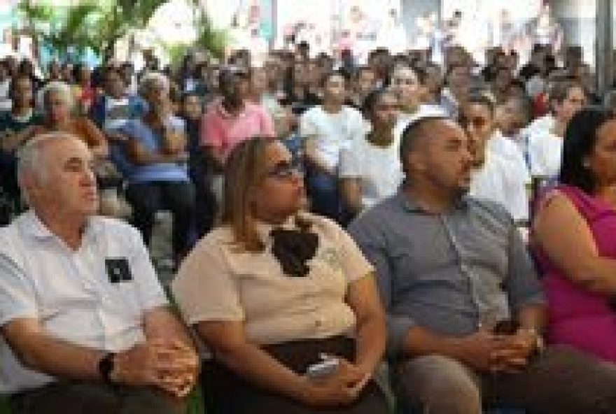 Inauguração do colégio militar em Cristalina. (Reprodução/Alexandra Rita/Seduc Goiás)