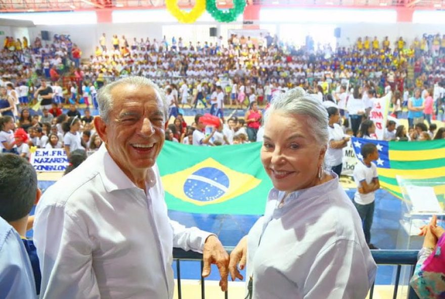 Iris Rezende e Iris de Araújo. (Reprodução/Prefeitura de Goiânia)