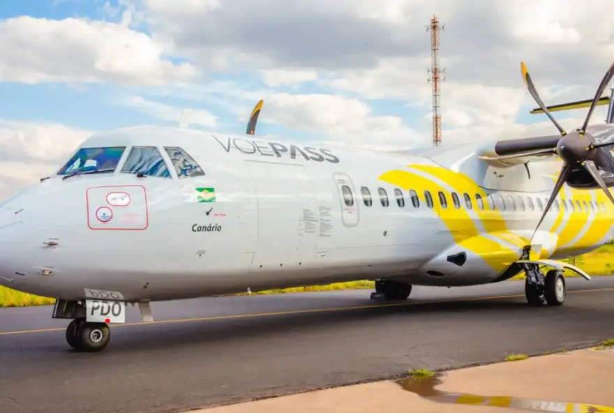 Aeronave saiu de Rio Verde (GO) e tinha como destino Guarulhos. Não foi informado a causa do pouso de emergência. (Foto: Reprodução)