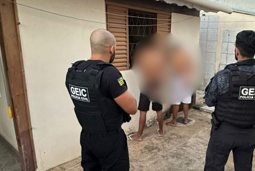Caldas Novas: funcionários de lava-jato são presos suspeitos de furtar patrão (Foto: Polícia Civil)