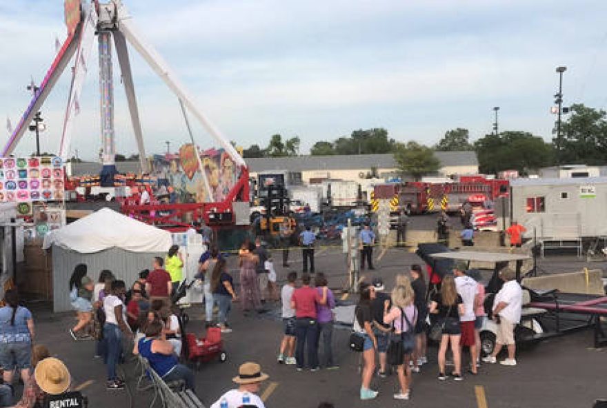 A ride called Fireball malfunctioned causing numerous injuries at the Ohio State Fair in Colombus