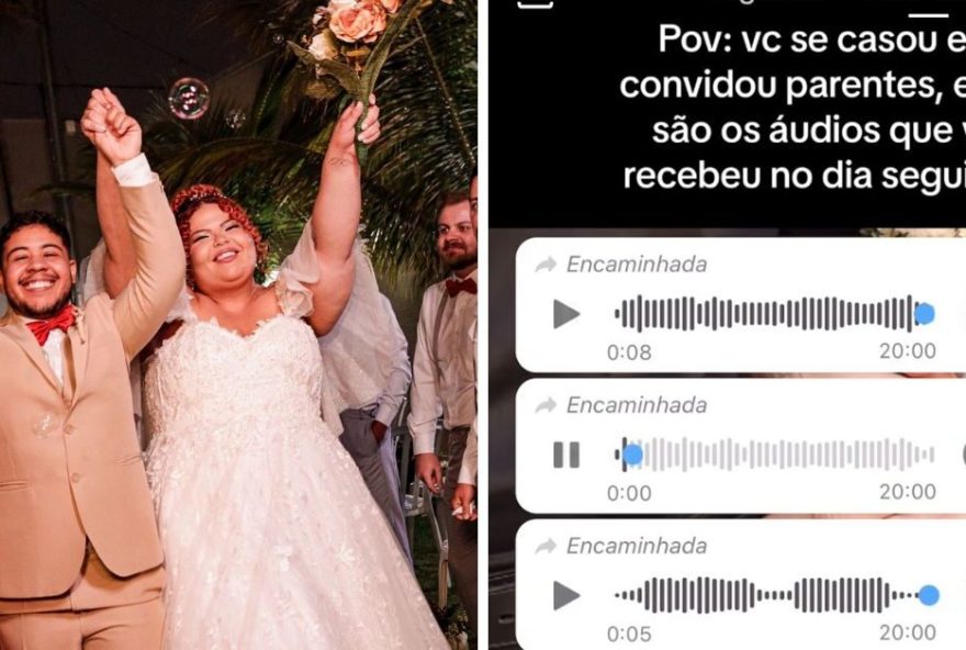 Lara Cristina decidiu fazer um casamento “intimista”. Alguns parentes que ficaram de fora da lista se revoltaram com a decisão da noiva