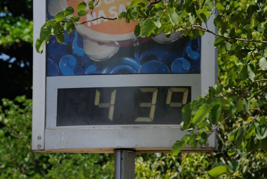 Temperatura em Goiás pode chegar a 43ºC no mês de agosto