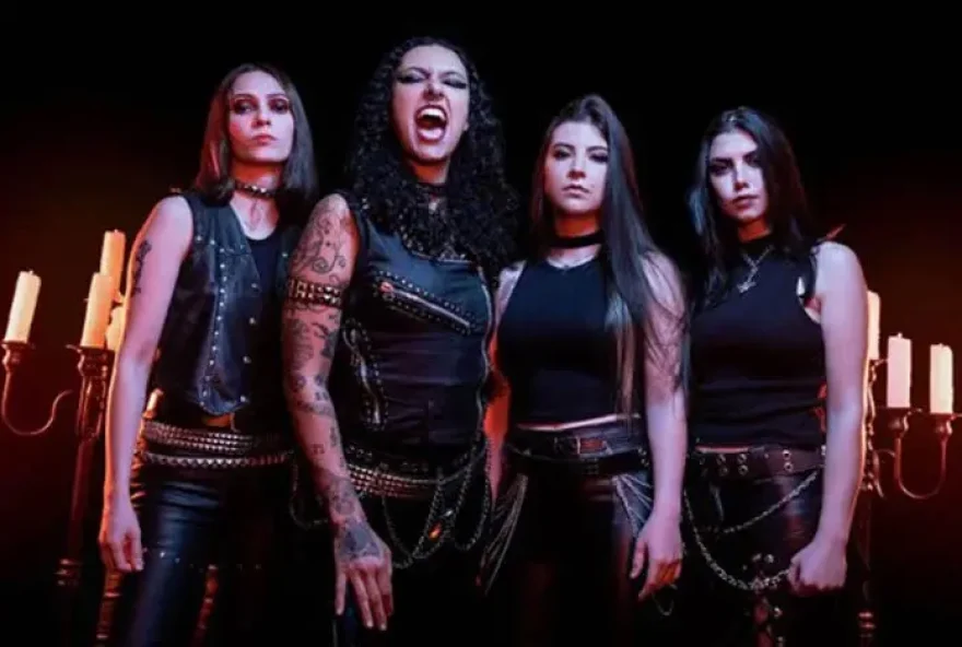 Show marca turnê inédita em Goiânia do grupo feminino considerado um ícone do metal brasileiro (Divulgação)