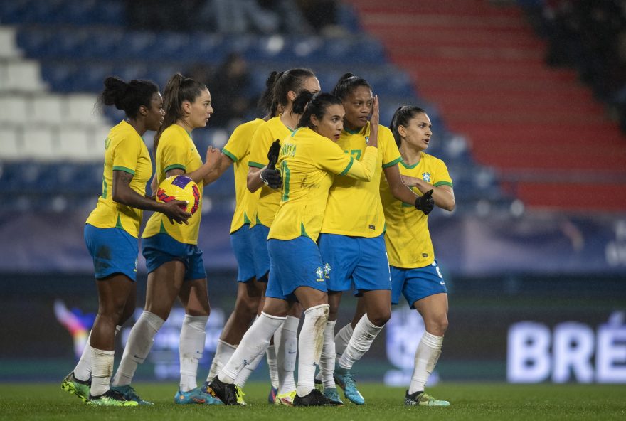 Brasil 1x1 Holanda Torneio da França gol da Marta