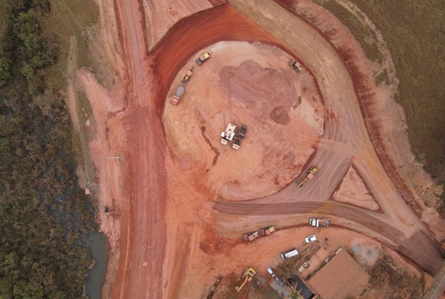 Obras do Contorno Sudoeste de Ipameri avançam para fase final de terraplanagem