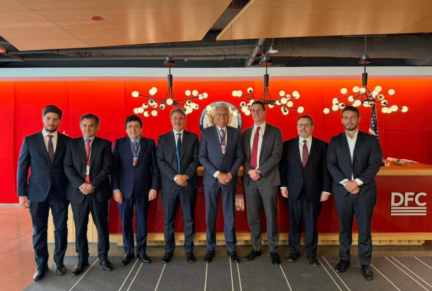 Caiado-em-Missao-oficial-aos-EUS_Alexandre-Parrode Governador Ronaldo Caiado estabeleceu contato direto com o governo norte-americano para estimular a produção de minérios de terras raras no estado e apresentar o potencial tecnológico de Goiás (Foto: Alexandre Parrode)