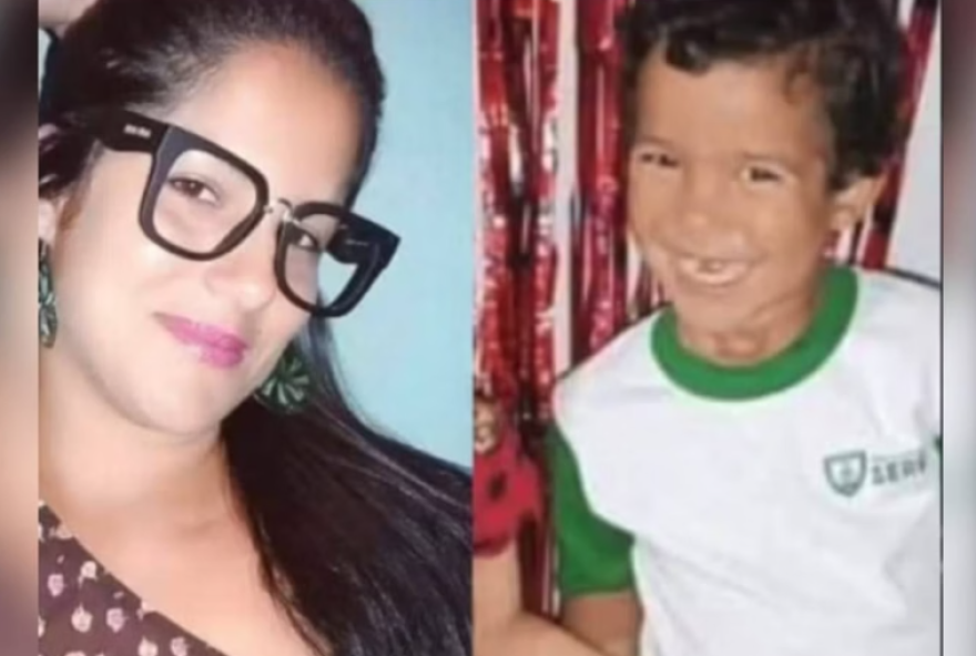 Criança teria se assustado com os gritos da mãe e flagrado as agressões, sendo assassinato em seguida. Vítima era agiota. (Foto: Reprodução)