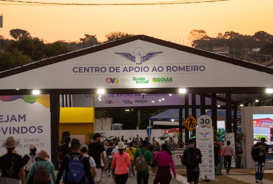 Com 4,2 mil m² de estrutura, o CAR já acolheu quase 300 mil romeiros com alimentação, saúde e carinho (Fotos: Diego Canedo)