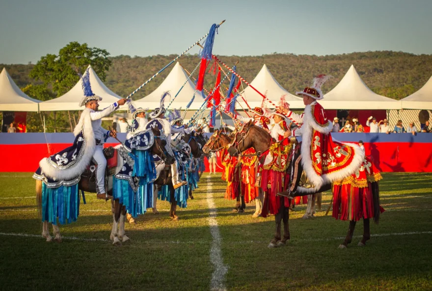 No Brasil, há registro do evento desde o século XVII, geralmente durante a festa do Divino (Foto: Secult GO)