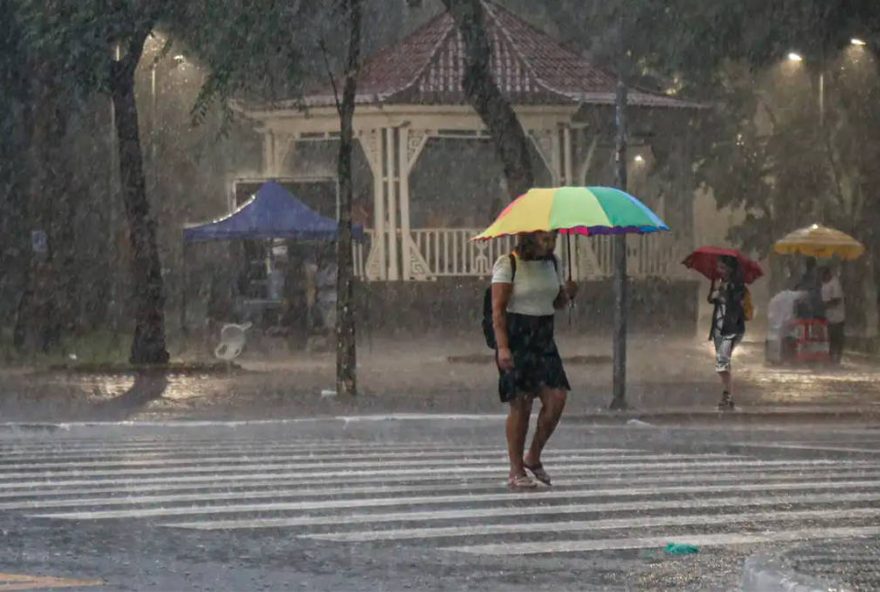 Há alerta de temporal para o feriado em parte do país (Imagem: Paulo Pinto/Agência Brasil)