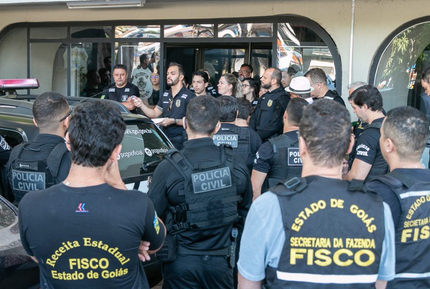 Operação Mascate atuou em nove empresas da região da 44, em Goiânia (Fotos: Denis Marlon)