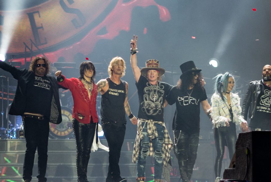 Guns N' Roses na última turnê em 2017 (Foto: reprodução Wikipédia)