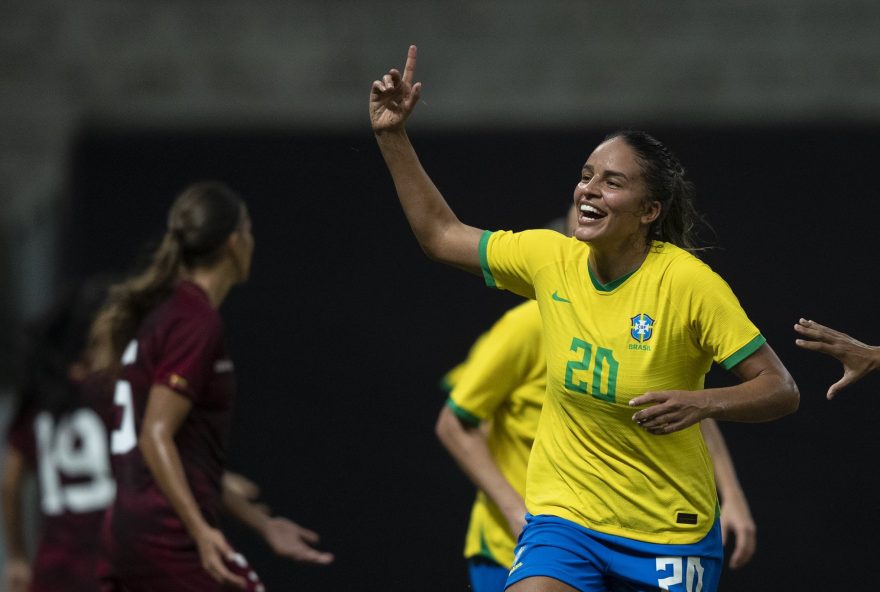 Gabi Nunes, da Seleção Brasileira de Futebol Feminino