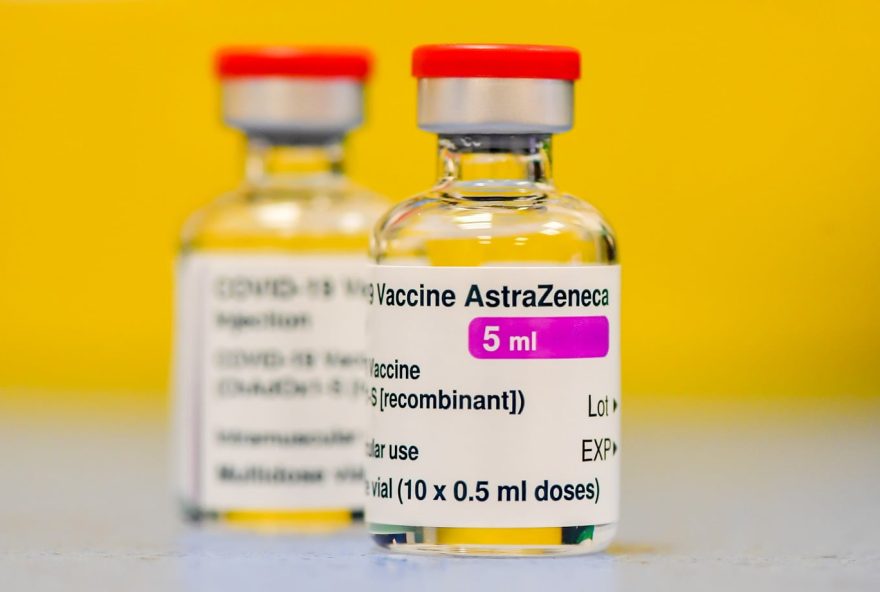 Vials of the AstraZeneca Plc and the University of Oxford Covid-19 vaccine at the Royal Health & Wellbeing Centre in Oldham, U.K., on Thursday, Jan. 21, 2021. Boris Johnson's government is pinning its hopes on a mass vaccination program to reduce hospitalizations and ultimately deaths, and aims to slowly lift restrictions from March to allow the economy to re-open. Photographer: Anthony Devlin/Bloomberg via Getty Images