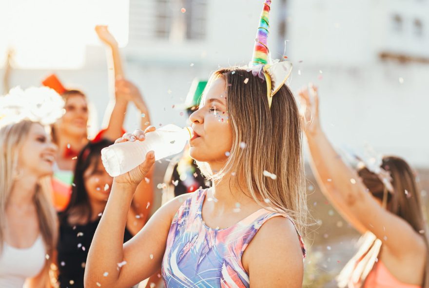 Hidratação e Carnaval