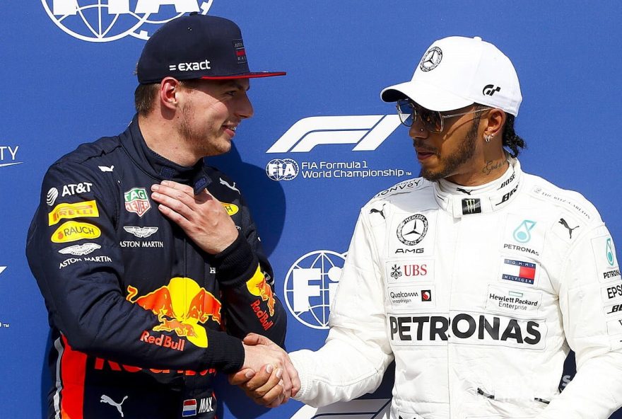 Hmilton e Verstappen