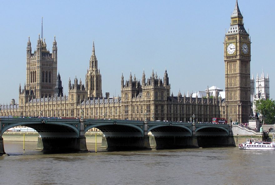 Palácio de Westminster em Londres