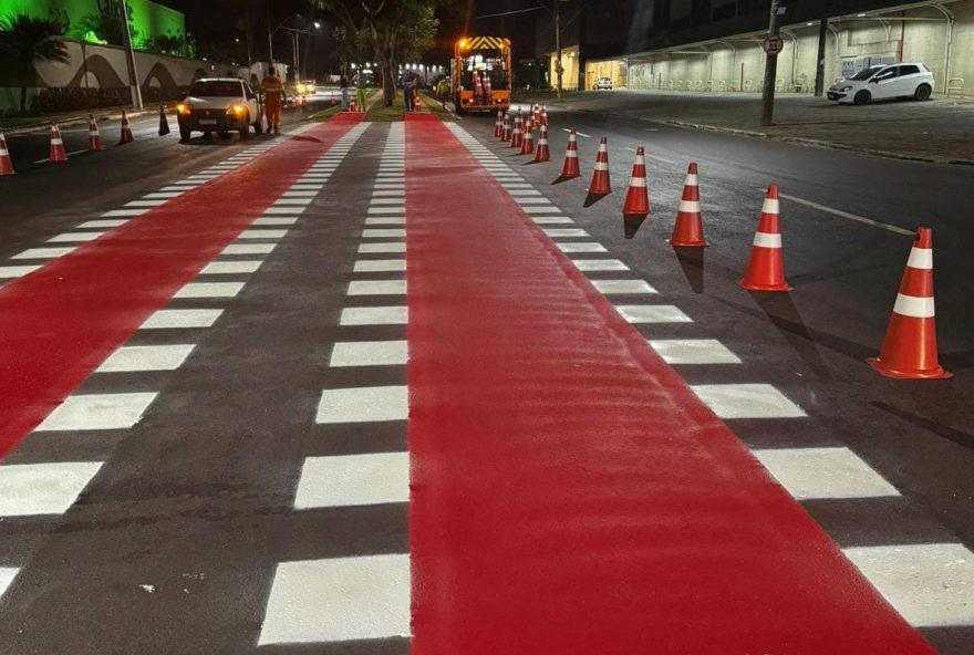 Goiânia lidera com um aumento de 66% na malha cicloviária, seguida por Palmas e Belém. (Foto: Prefeitura de Goiânia)