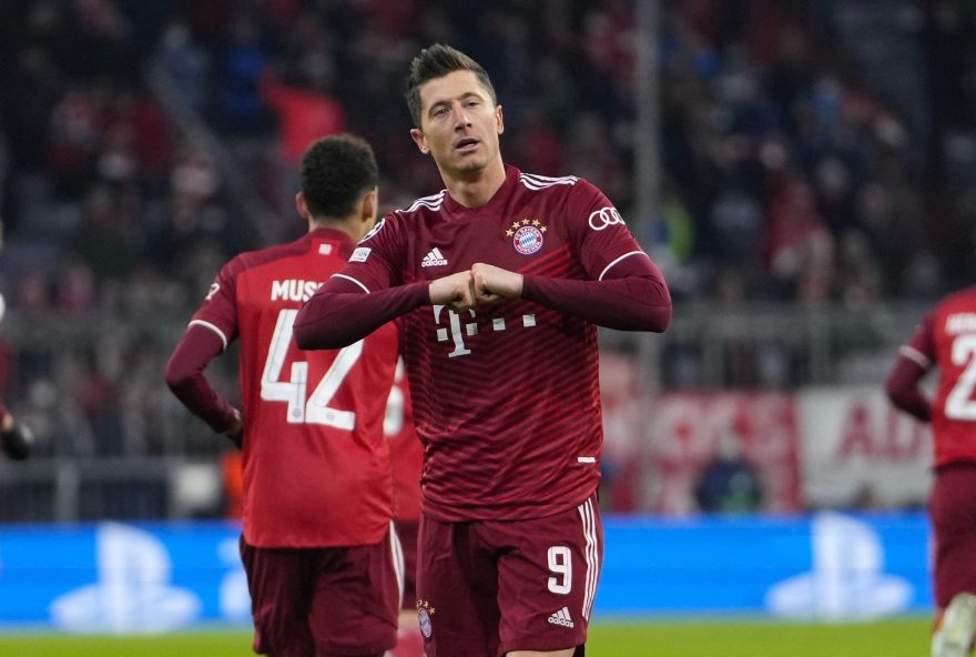 Lewandowski Bayern de Munique Liga dos Campeões