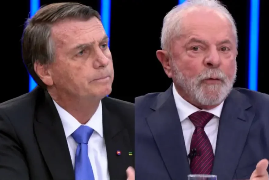 Lula mantém a ponta e a diferença para Bolsonaro na pesquisa Datafolha (Foto: Montagem / Reprodução TV Globo)