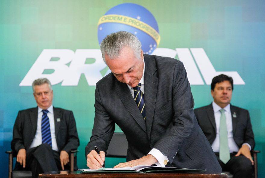 Presidente  Michel Temer. / Foto: Beto Barata - PR / Reprodução / Agência Brasil.